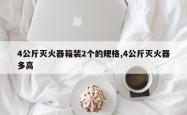 4公斤灭火器箱装2个的规格,4公斤灭火器多高