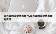 灭火器回收价格表图片,灭火器回收价格表图片高清