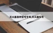 灭火器各种型号字母,灭火器标号
